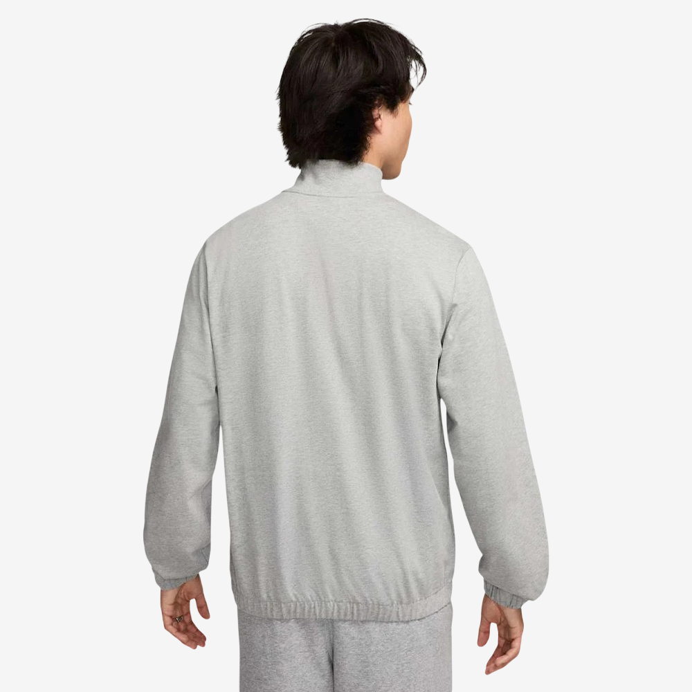 Club Knit Jacket, Dark Grey Heather/Light Smoke Grey/White#111015