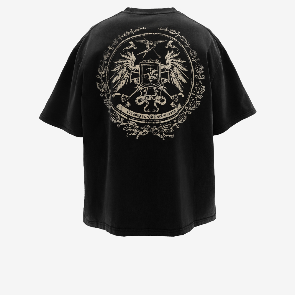 GERB Tee, Black/Beige#113045