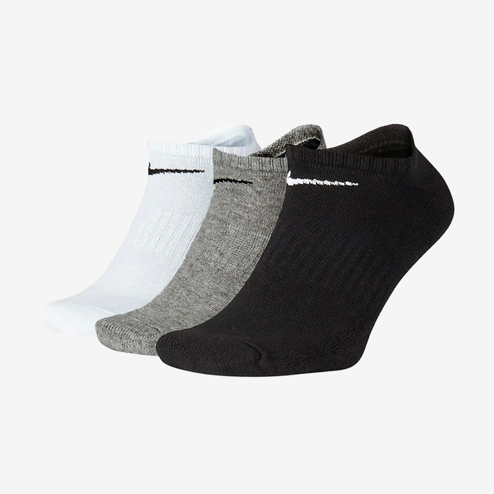 Everyday Cushioned Training No-Show Socks 3Pr, Multi-Colour#111780