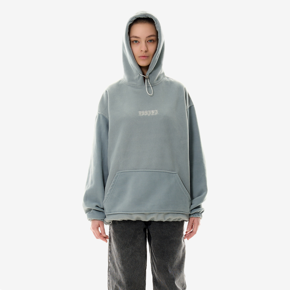 Fleece Hoodie, Light Grey#108721