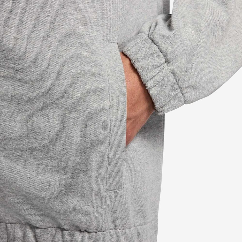 Club Knit Jacket, Dark Grey Heather/Light Smoke Grey/White#111017