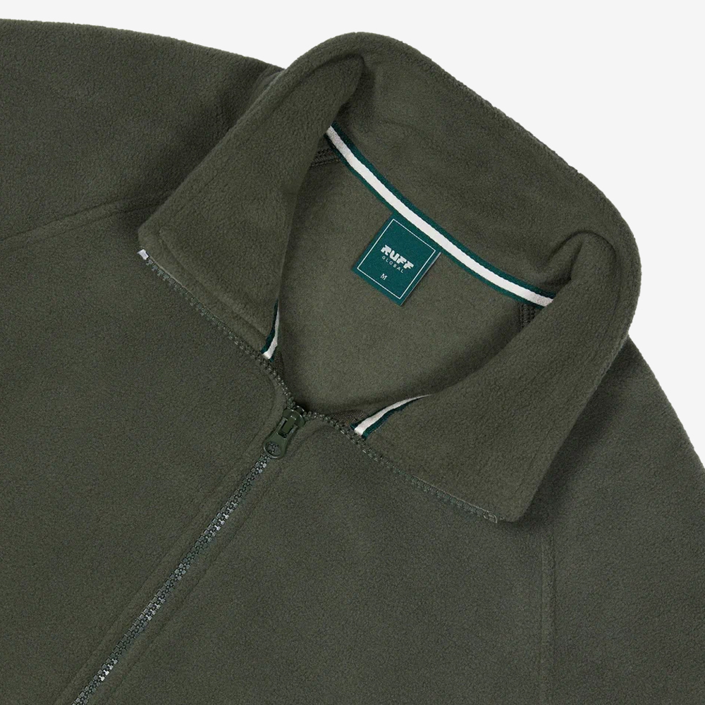 Fleece Jacket, Dark Olive#115860