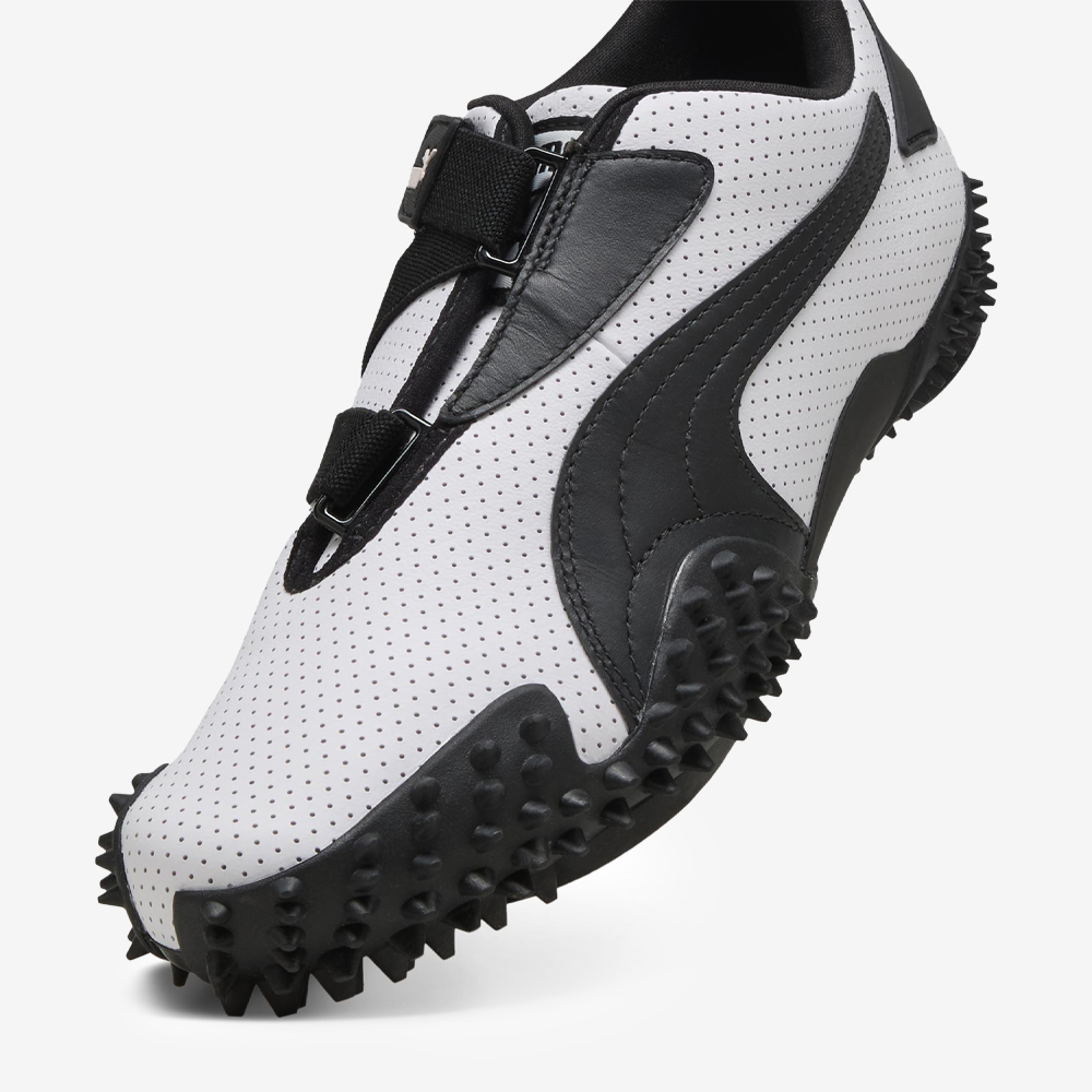 Mostro Perforated, White/Black#110027