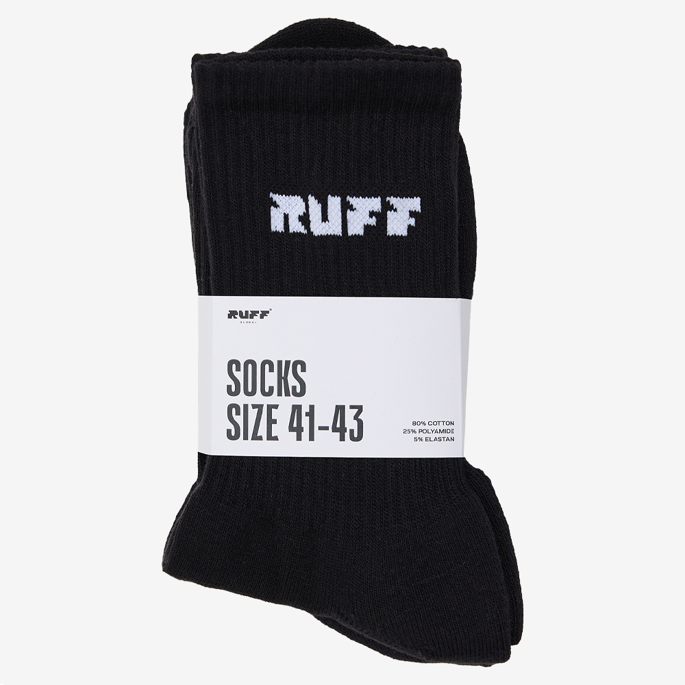 Socks 3-Pack, Black