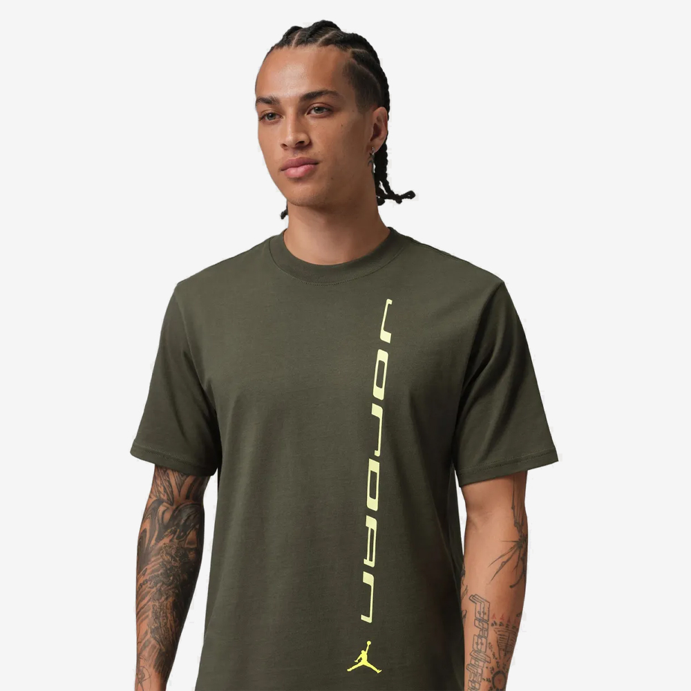 Sport Dri-FIT T-Shirt, Cargo Khaki/Dynamic Yellow