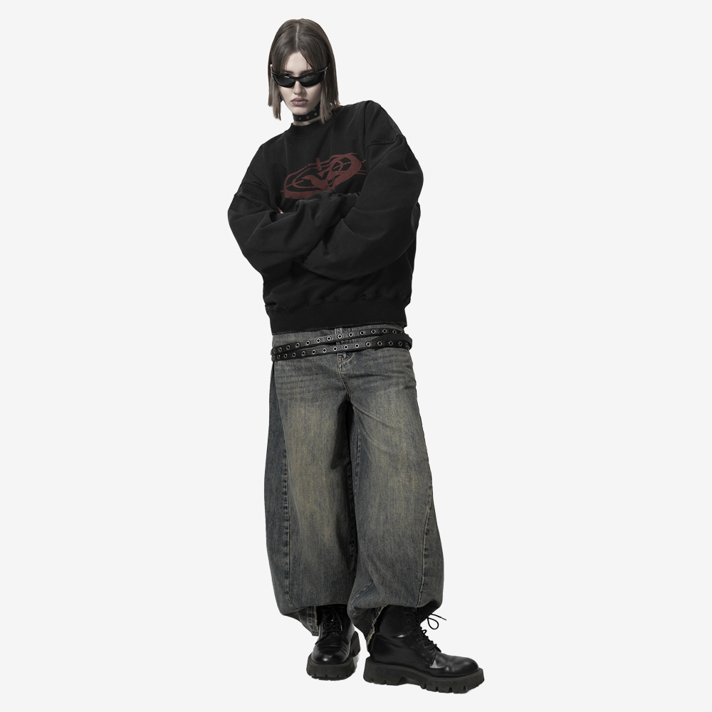 ORBIT Sweatshirt, Black/Red#112979