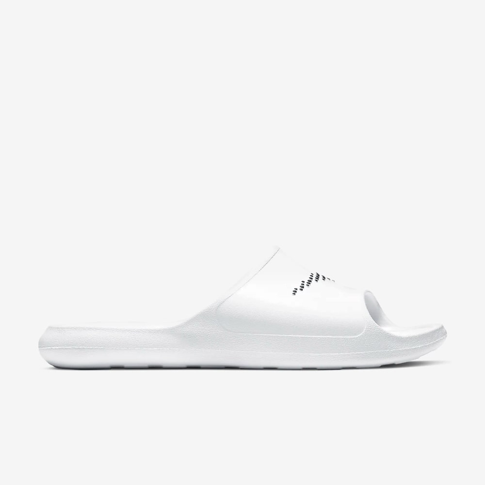 Victori One Shower Slide, White/White/Black#66883