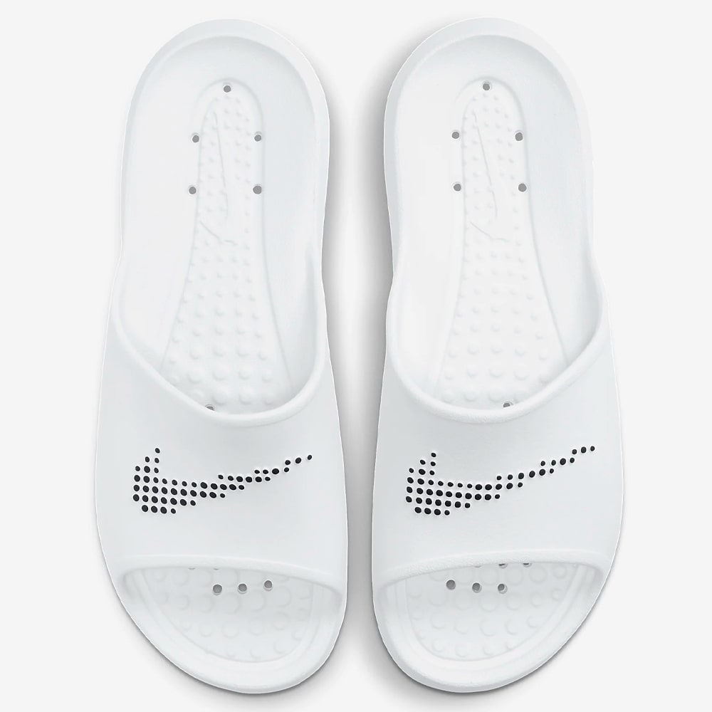 Victori One Shower Slide, White/White/Black#66886