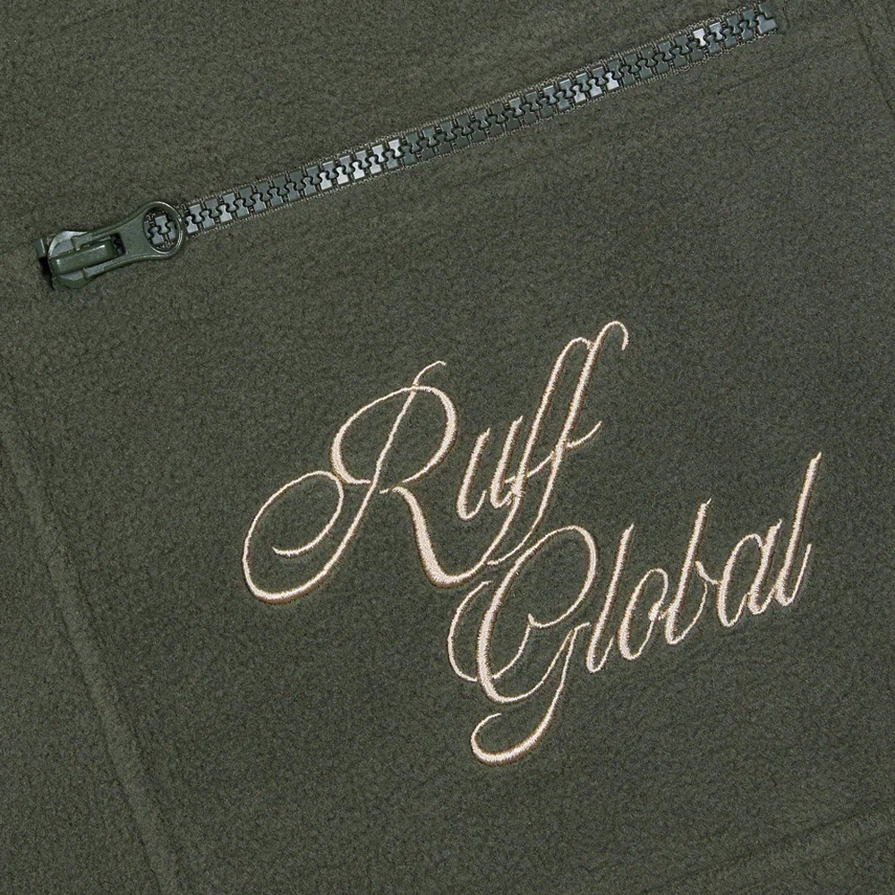 Fleece Jacket, Dark Olive#115861
