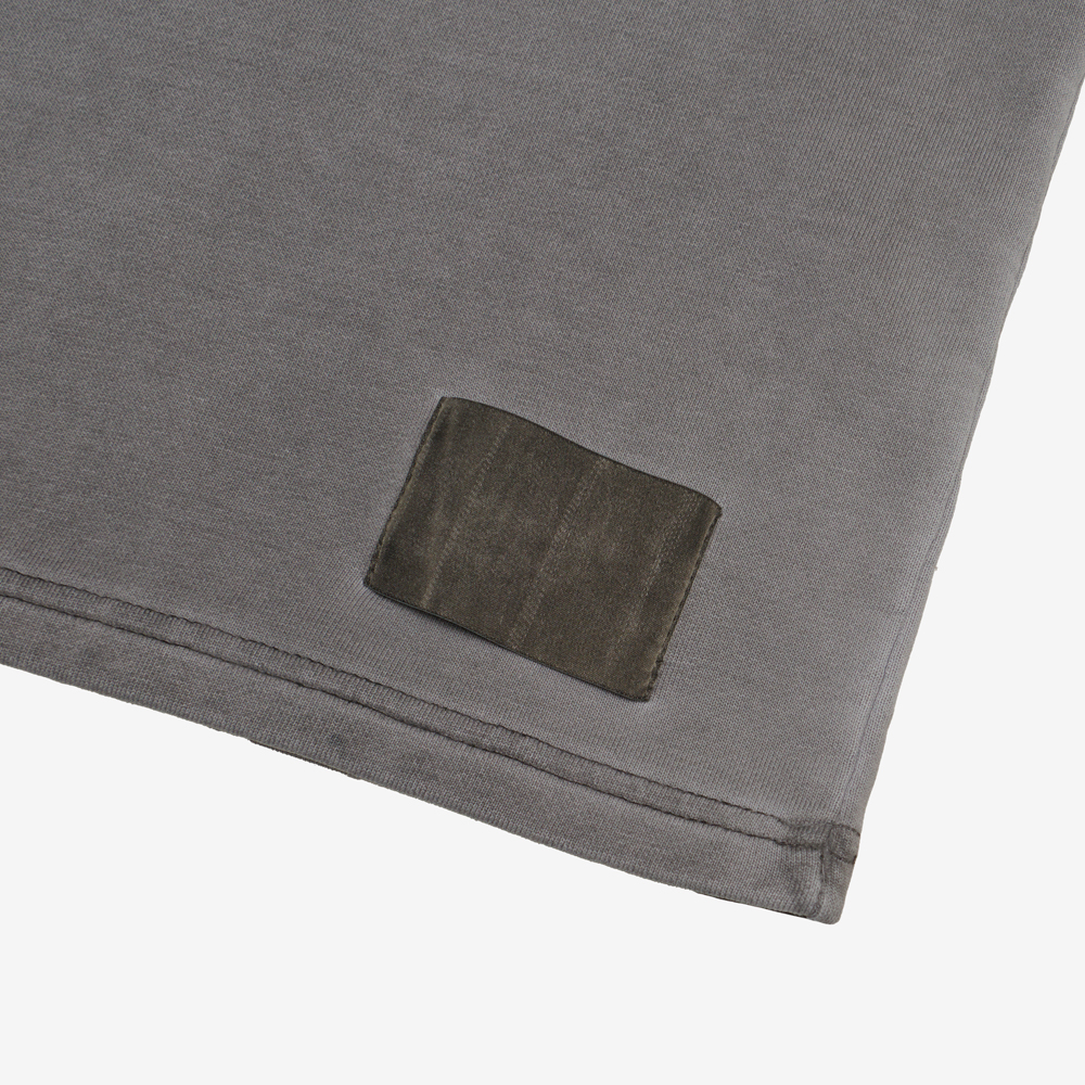 Washed Tag Logo Sweatshirt, Grey#104621