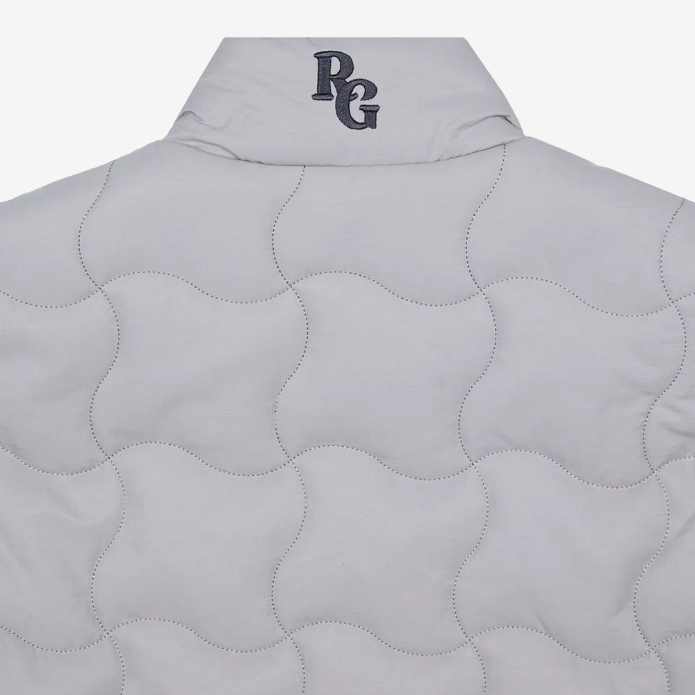 Quilted Vest, Grey#115841