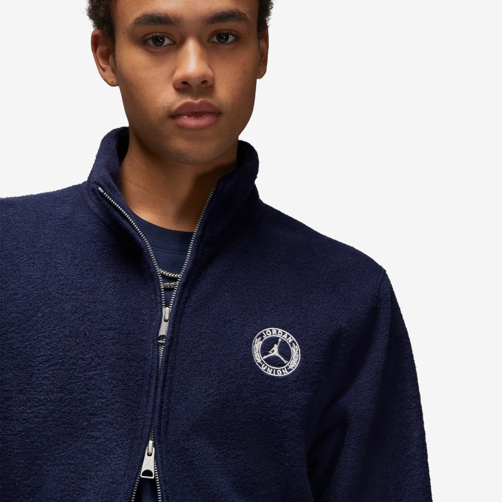 Union x Air Jordan Track Jacket, College Navy/Coconut Milk купить