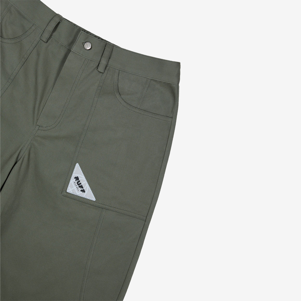 Trousers With Patch Pockets, Green