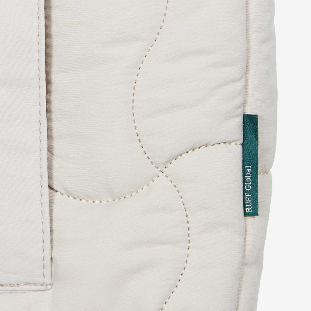 Quilted Vest, Beige#115852