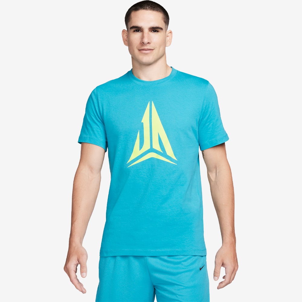 Ja Morant Logo Tee, Teal Nebula#100380