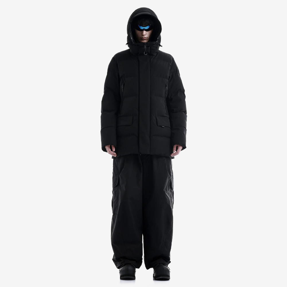 CASSINI Quilted Parka, Black
