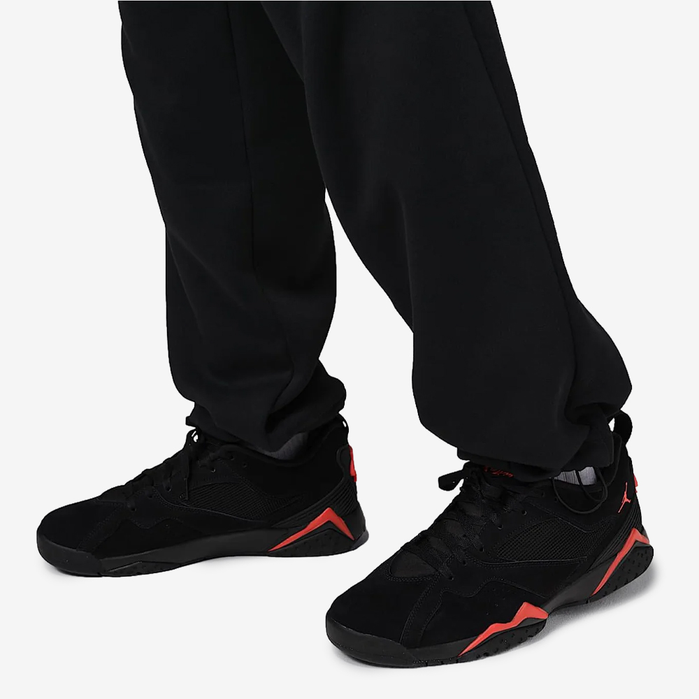 Brooklyn Embroirded Fleece Pants, Black/Chile Red#115250