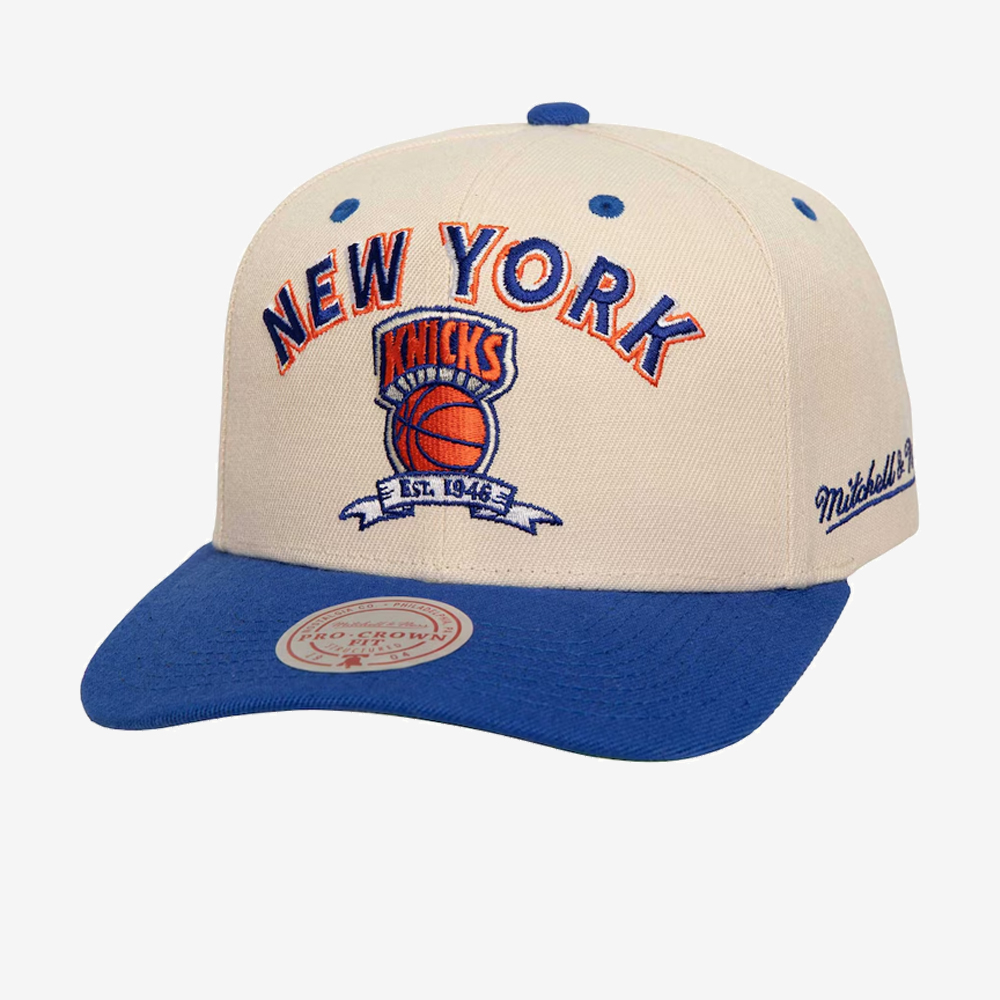 New York Knicks NBA Legacy Defined Pro Snapback, Oatmeal/Blue#113722