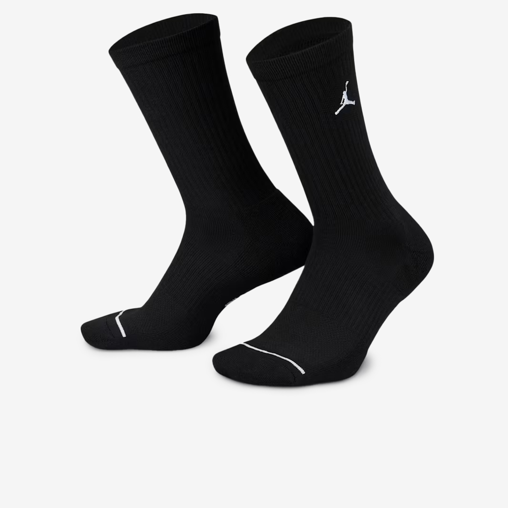 Everyday Crew Socks 3Pr, Black/White#111784