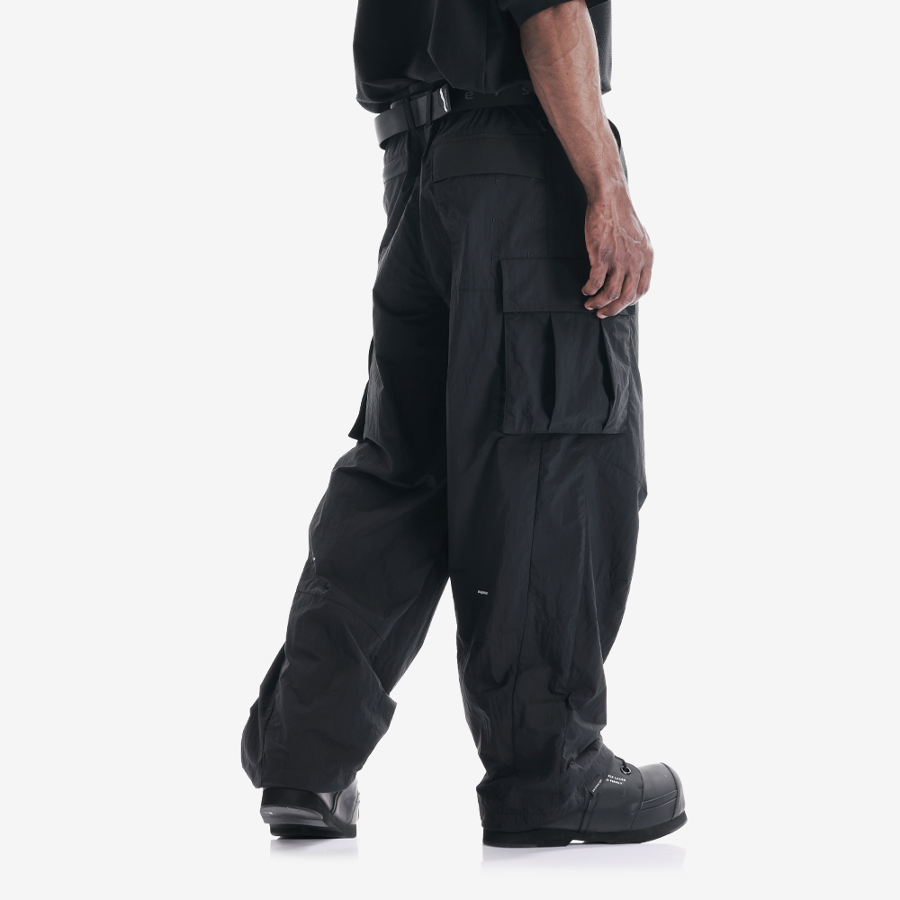 VANTH Lightweight Cargo Pants, Black/Black
