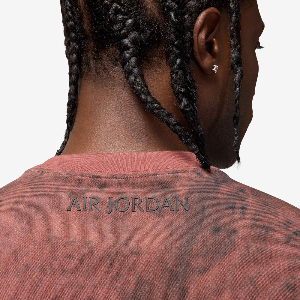 AJ 85 Playground Dunk Graphic T-Shirt, Wings Jordan Red/Black