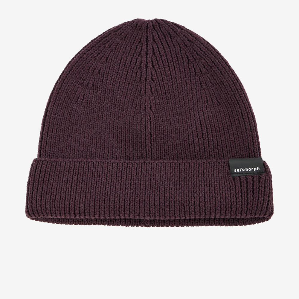 Wool Beanie, Ash/Fig#115730