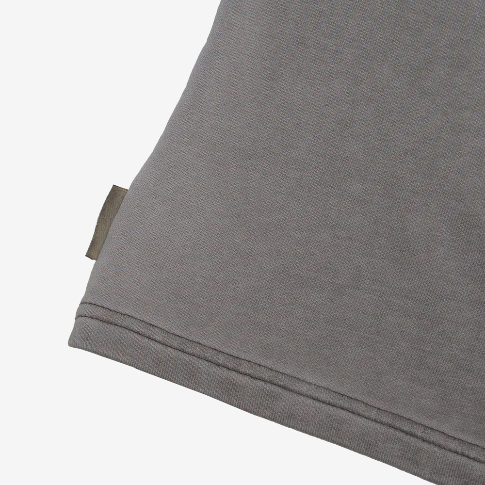 Washed Tag Logo Sweatshirt, Grey#104622
