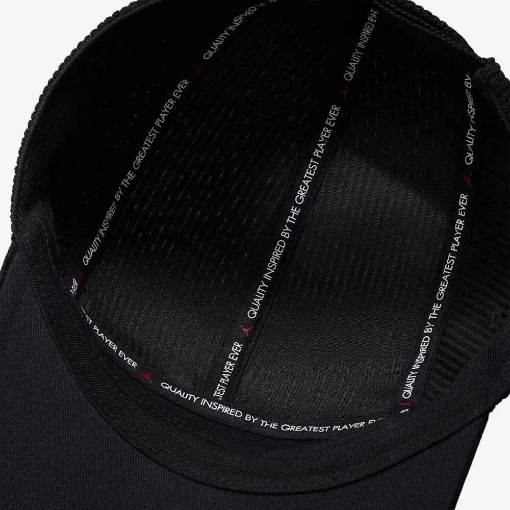 Fly Jumpman Hat, Black/White#111702