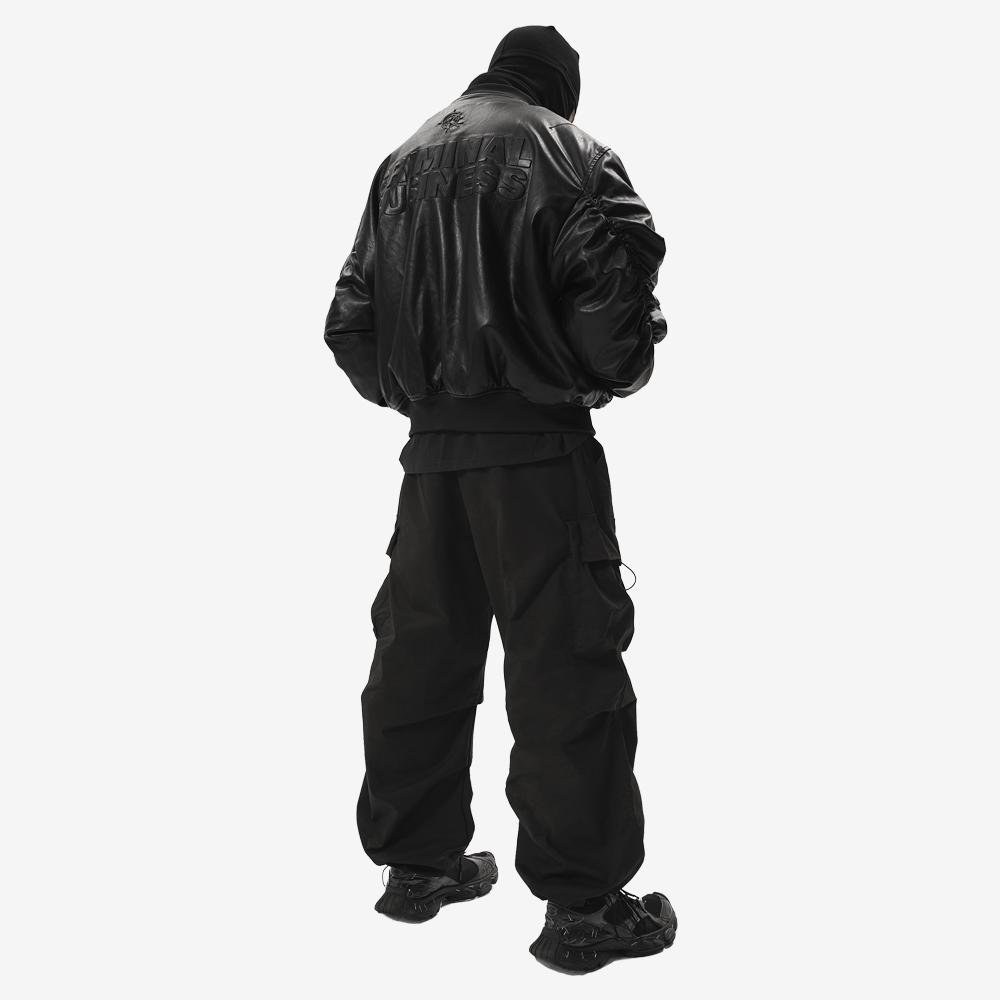 BLACK FLOW Pants, Black/White#113011
