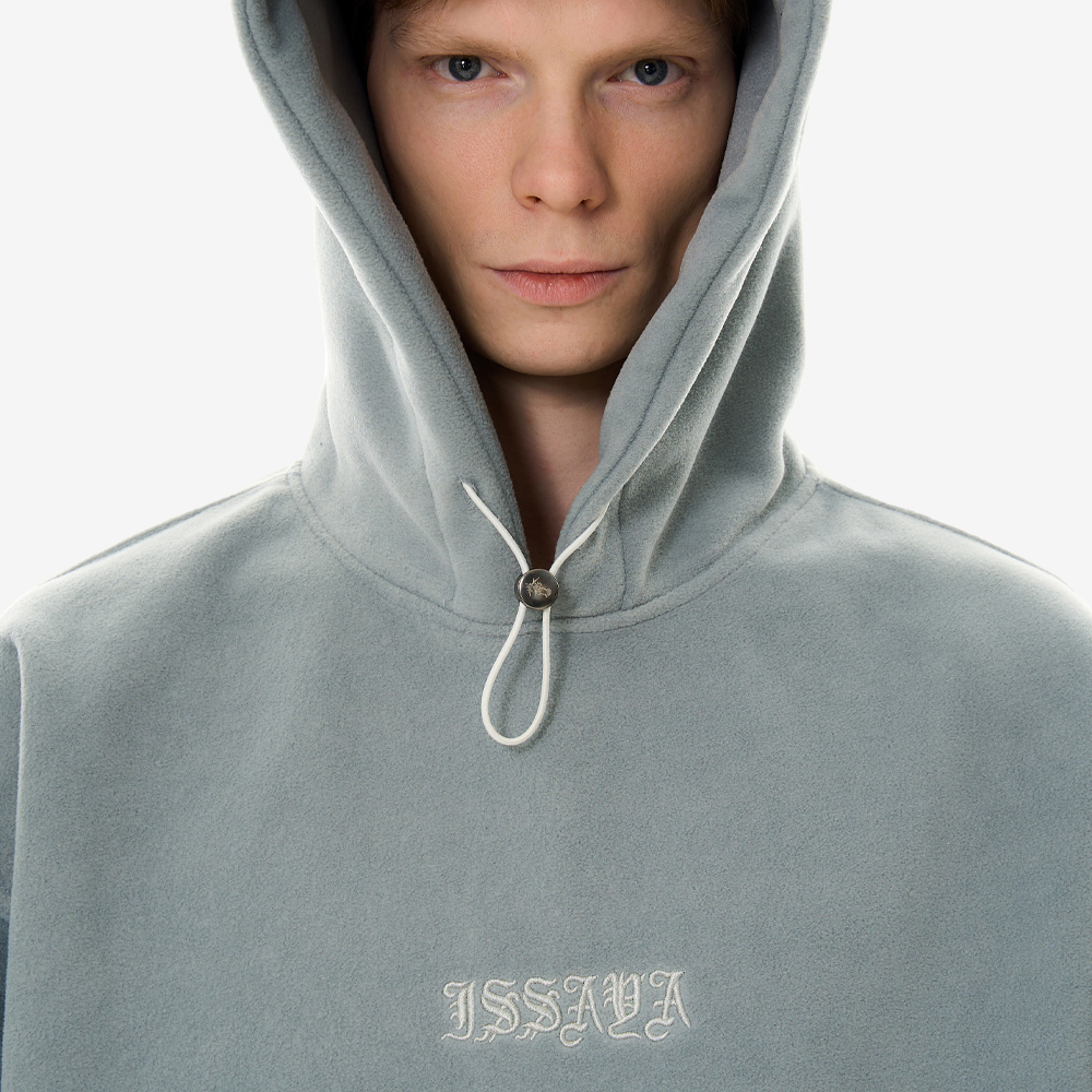 Fleece Hoodie, Light Grey#108723