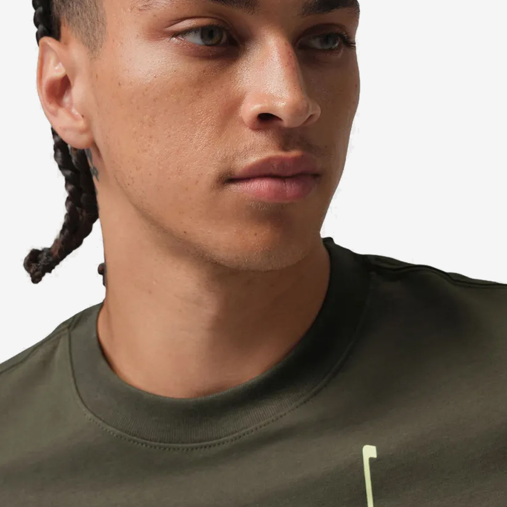 Sport Dri-FIT T-Shirt, Cargo Khaki/Dynamic Yellow#112150