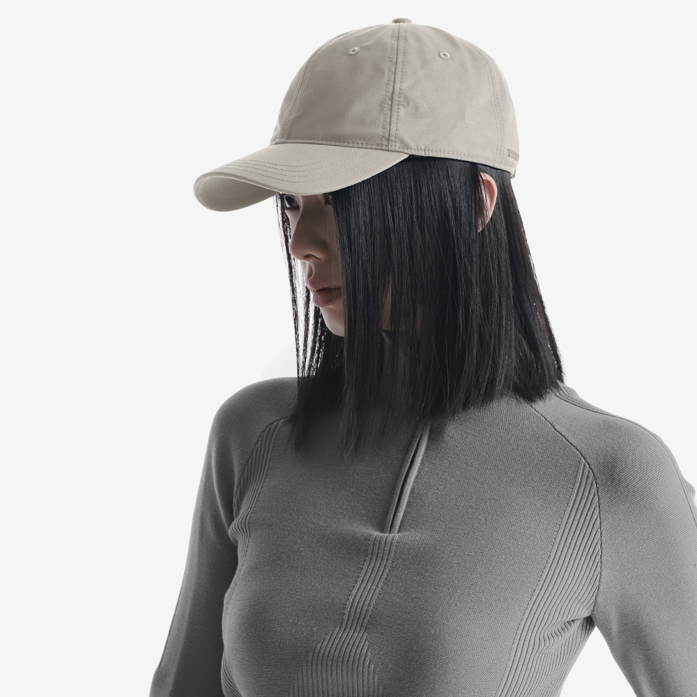 6-Panel Minimalist Cap, Ivory#111902