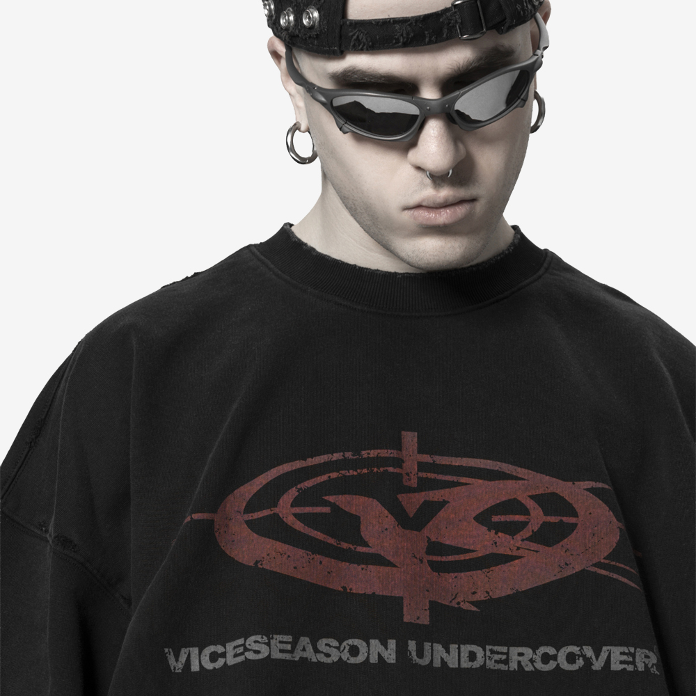 ORBIT Sweatshirt, Black/Red#112975
