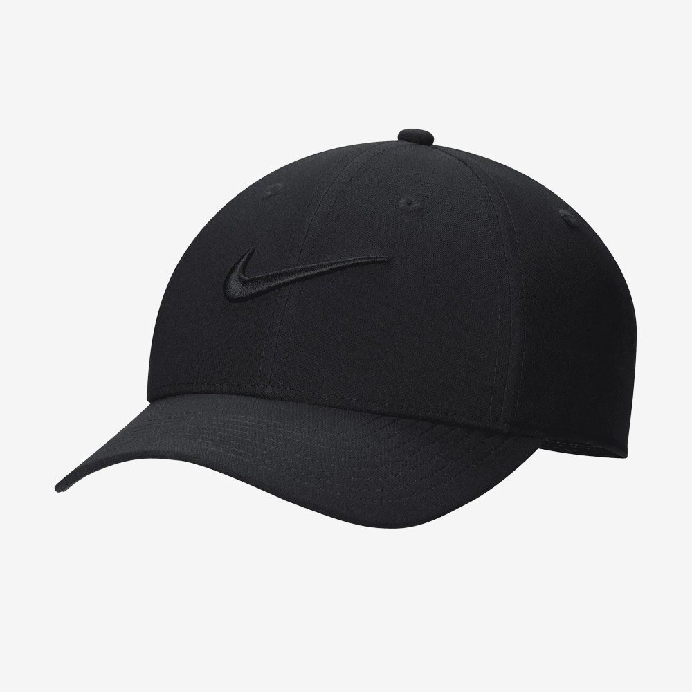 Club Structured Dri-FIT Swoosh Cap, Black/Black#111696