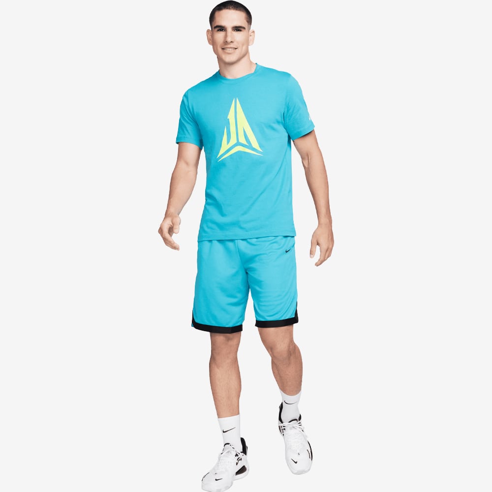 Ja Morant Logo Tee, Teal Nebula#100385