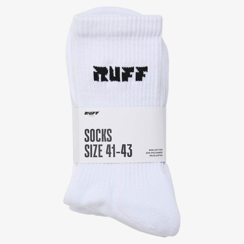 Socks 3-Pack, White