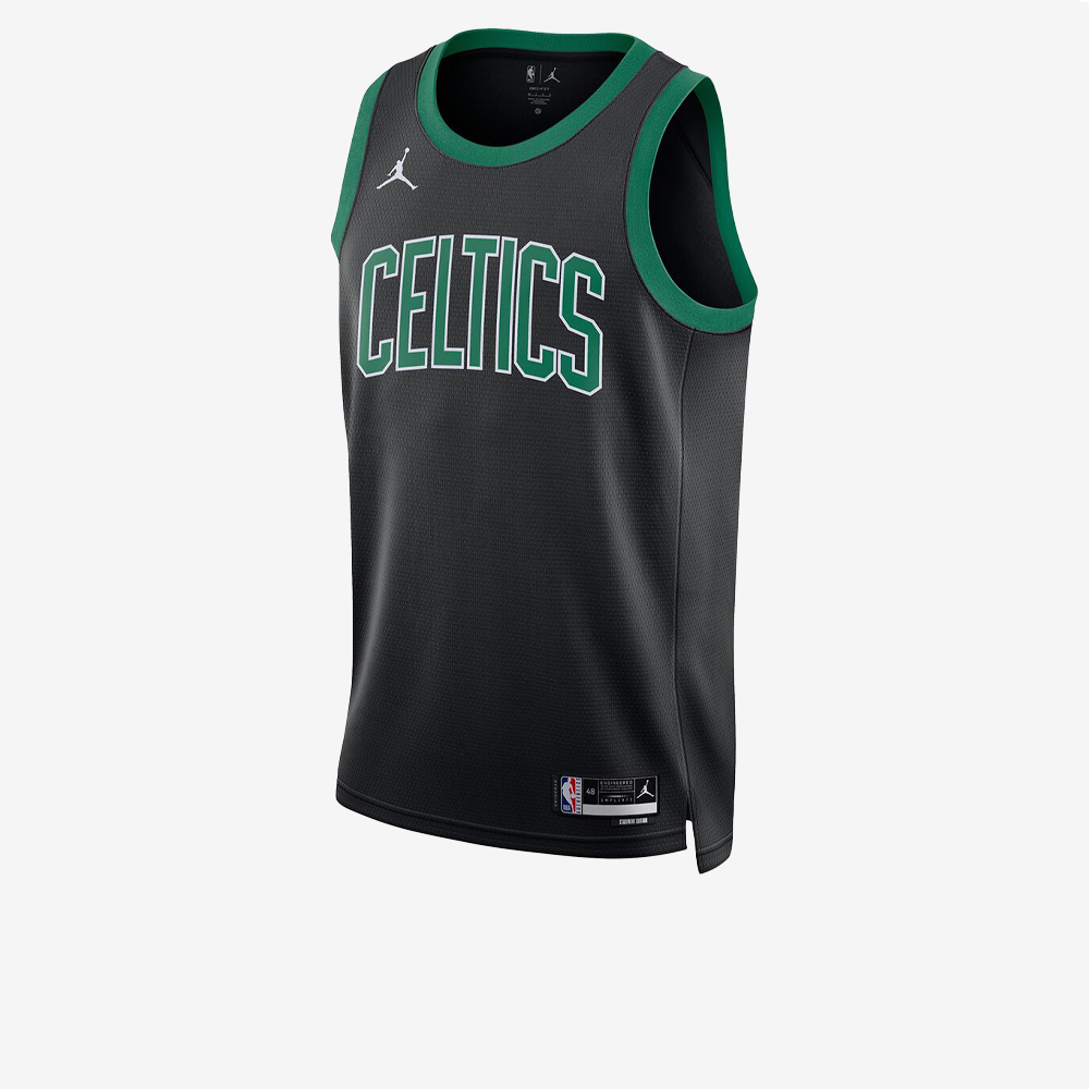 Boston Celtics Statement Edition Dri-FIT NBA Swingman Jersey, Black/Clover