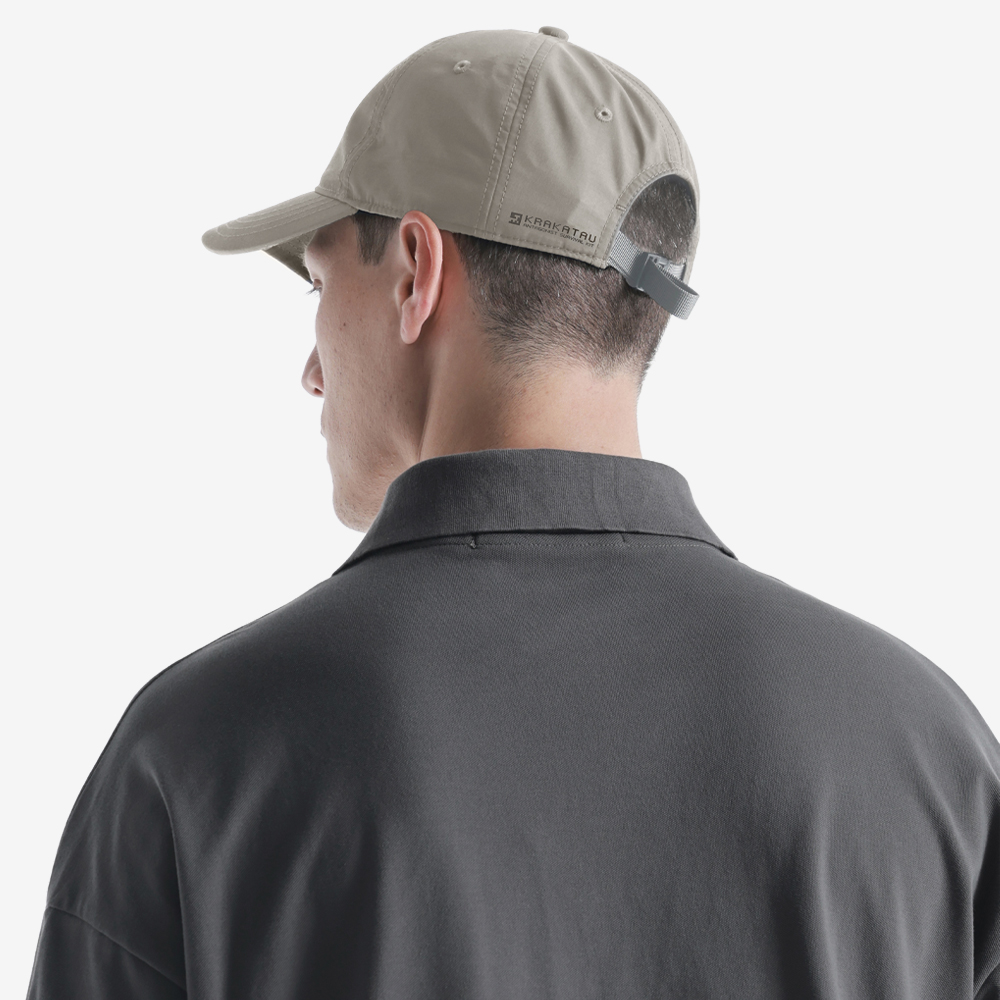 6-Panel Minimalist Cap, Ivory#111903