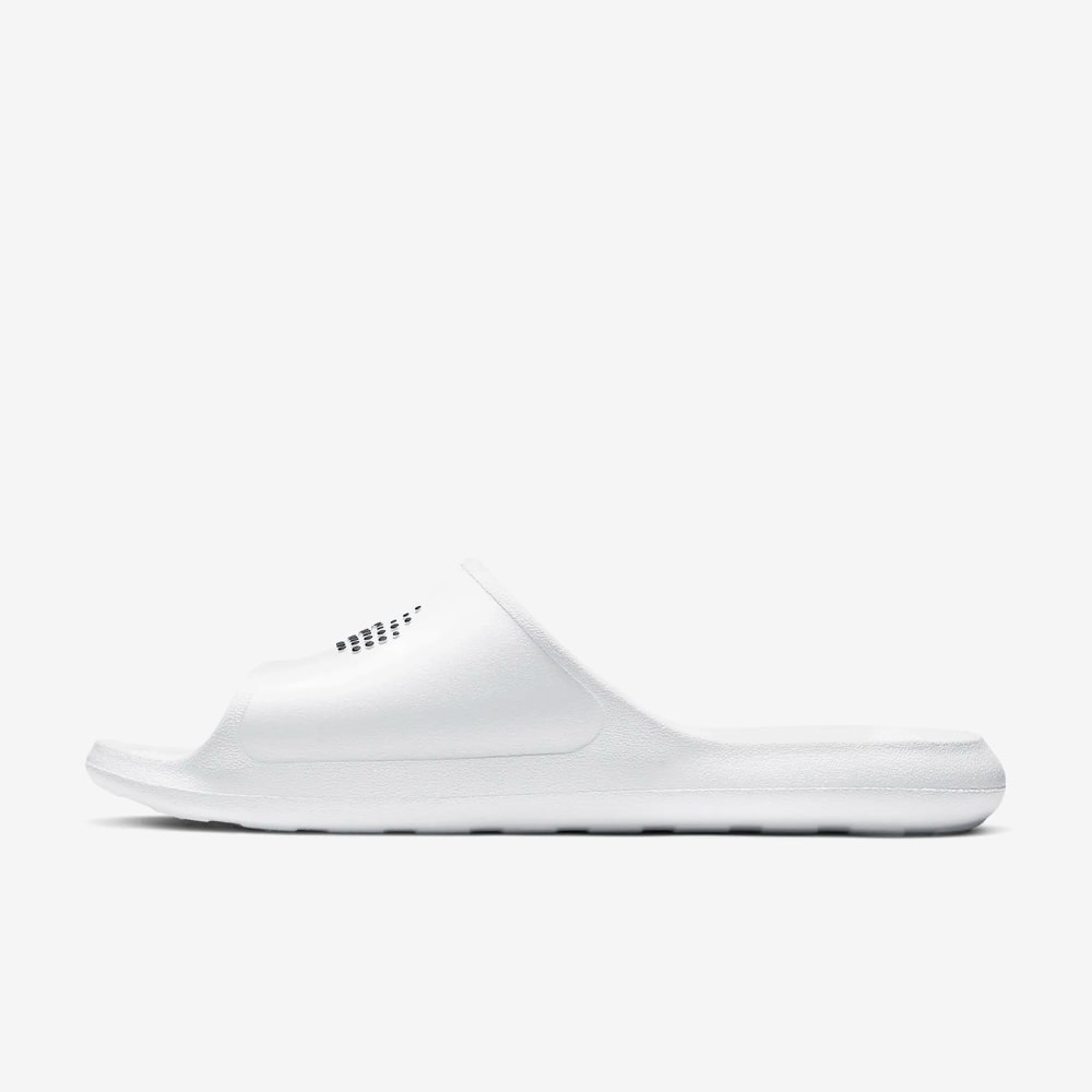 Victori One Shower Slide, White/White/Black#66884