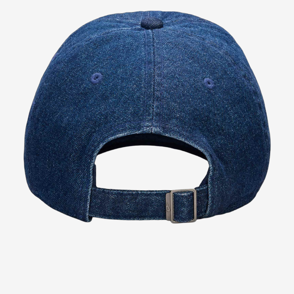 Unstructured Denim Cap, College Navy/White#113347