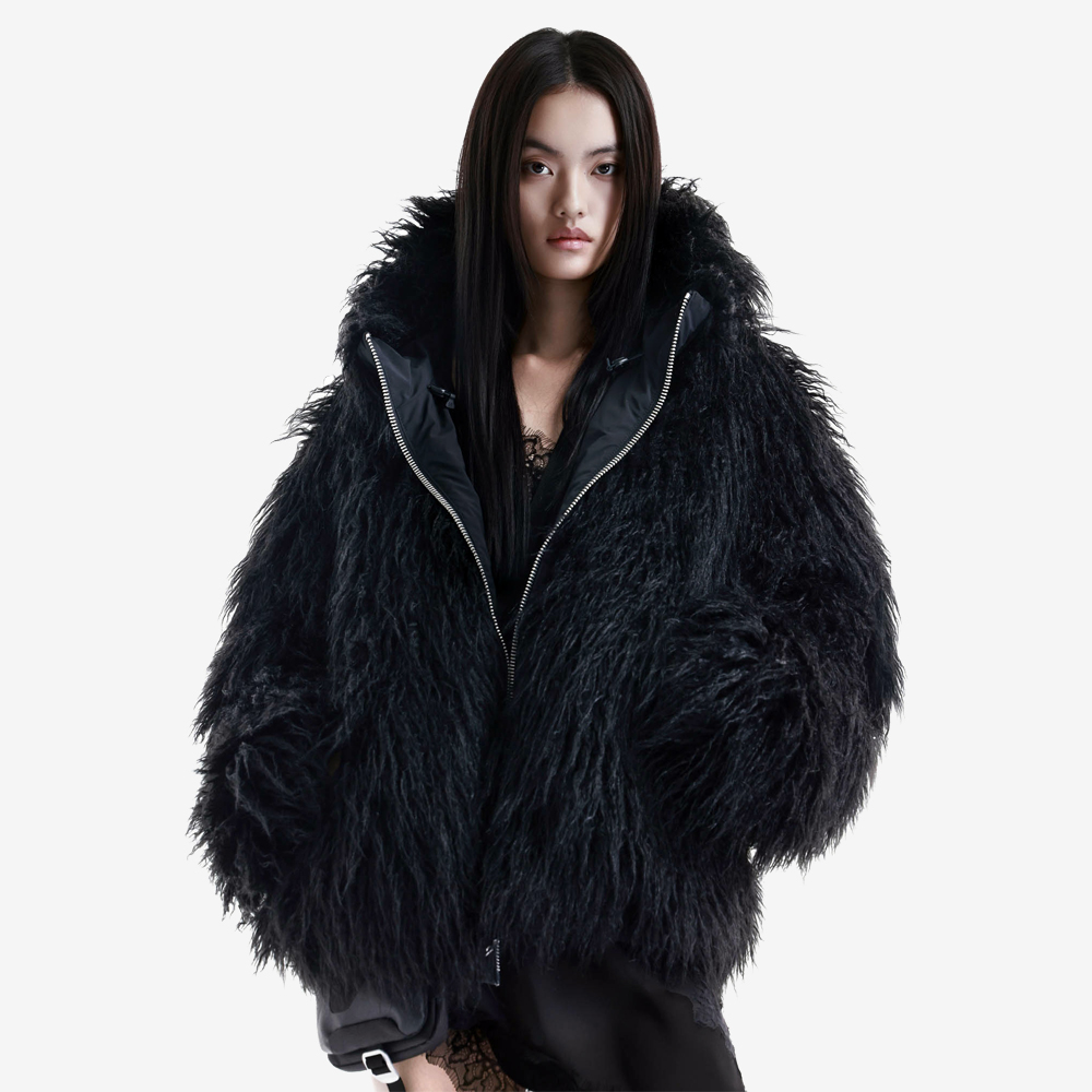 VOID Two‑Sided Bomber Jacket, Black#115691