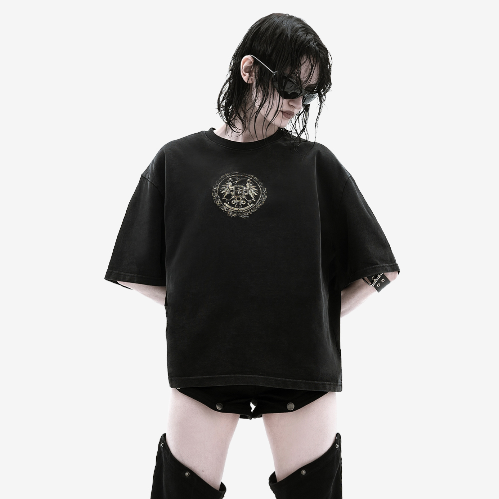 GERB Tee, Black/Beige#113040