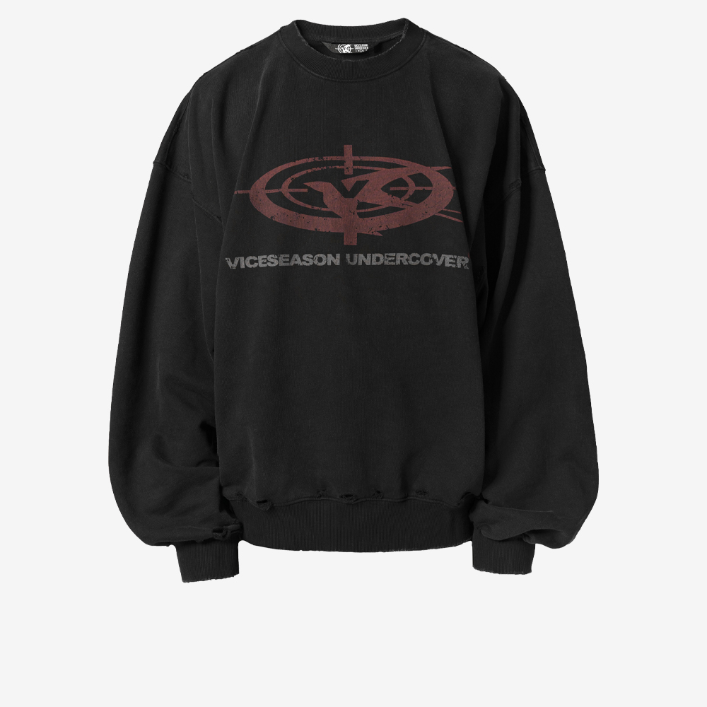 ORBIT Sweatshirt, Black/Red#112976