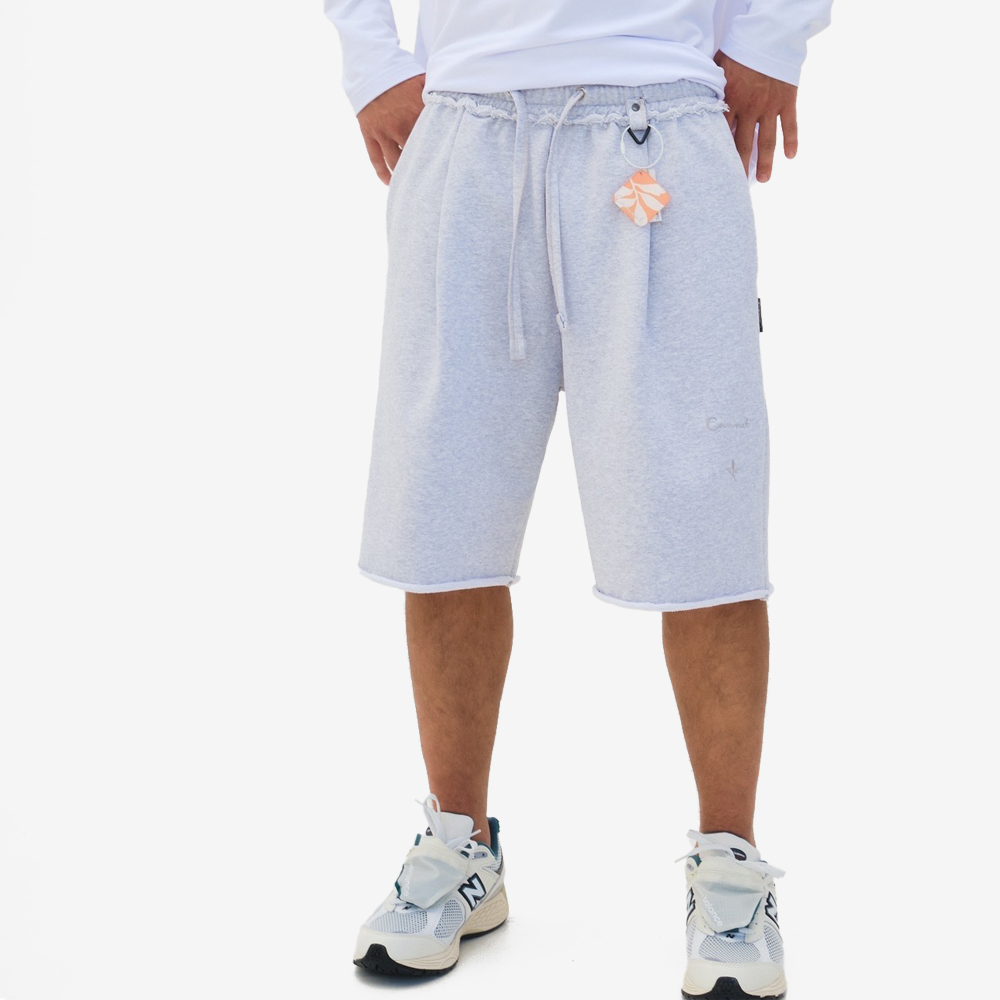 Knitwear Shorts, Grey#107243