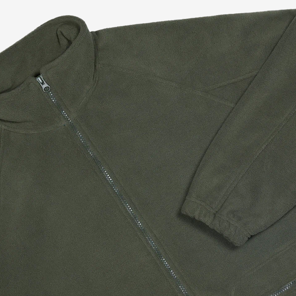 Fleece Jacket, Dark Olive#115858