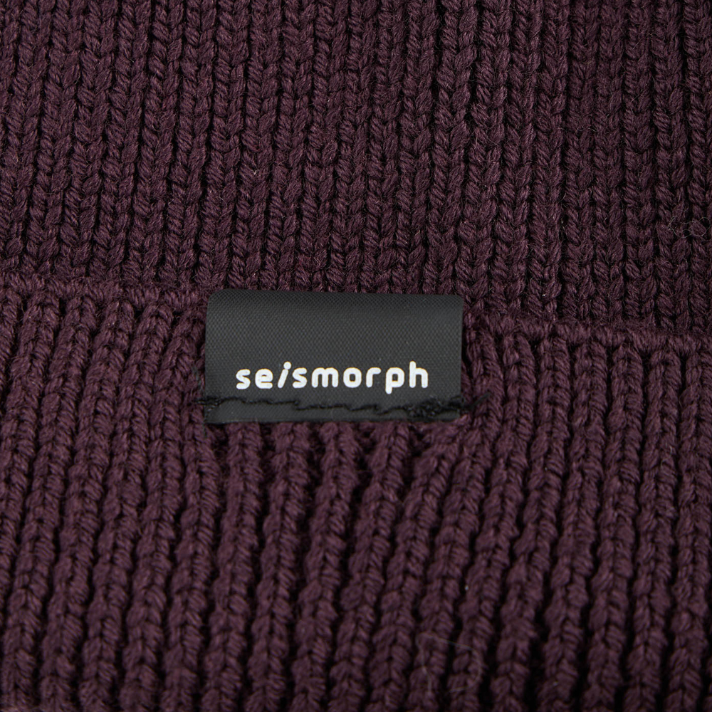 Wool Beanie, Ash/Fig#115733