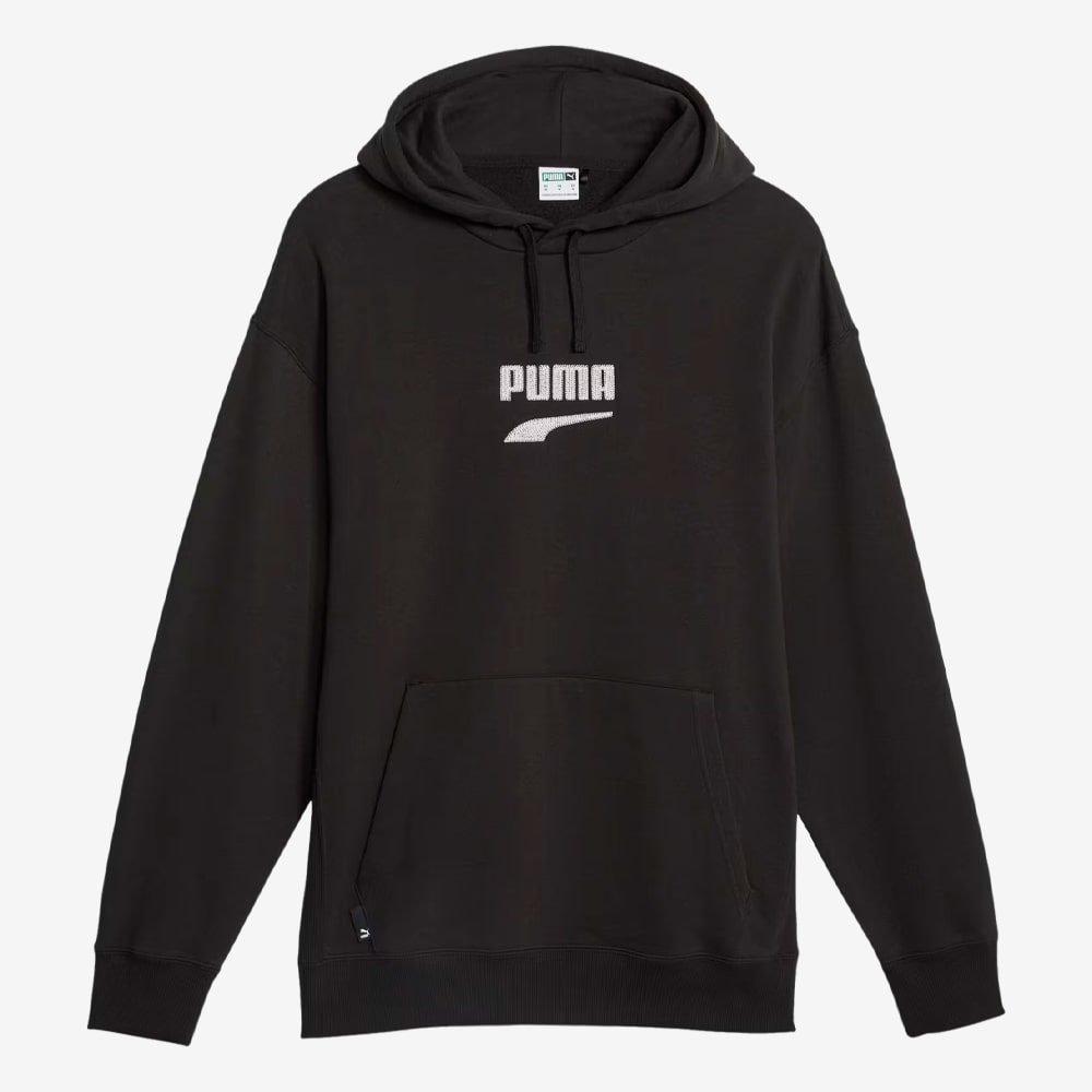 Downtown Logo Hoodie, Black