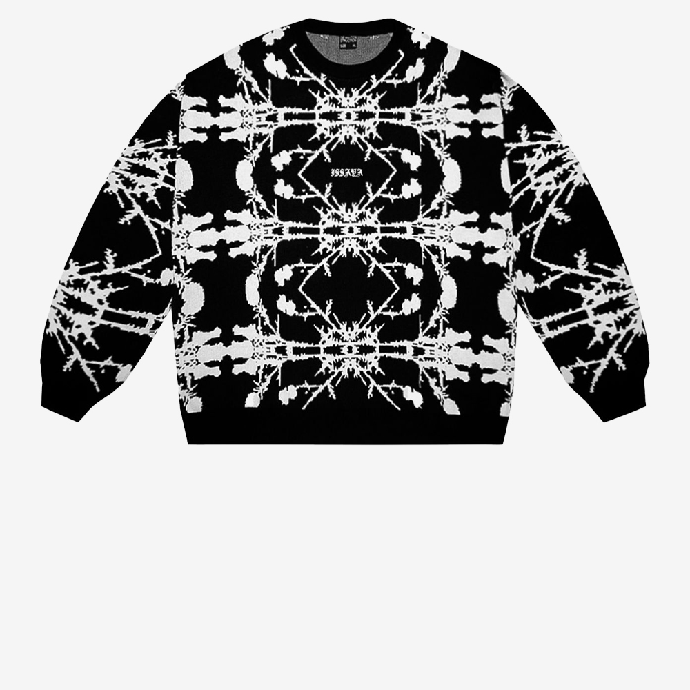 Cathedral Jumper, Black/White