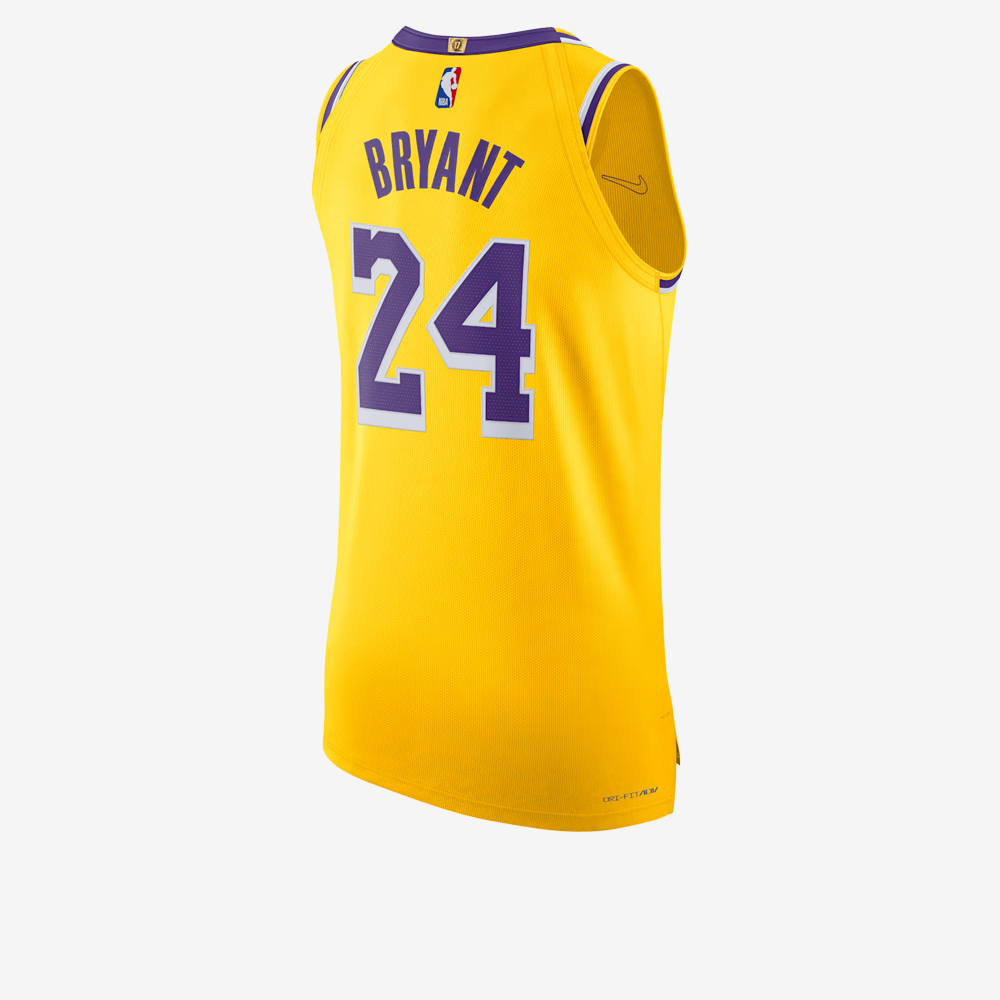Los Angeles Lakers Icon Edition Dri-FIT ADV NBA  Authentic Jersey, Amarillo/Bryant Kobe