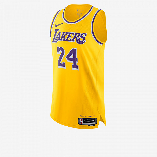 Los Angeles Lakers Icon Edition Dri-FIT ADV NBA  Authentic Jersey, Amarillo/Bryant Kobe